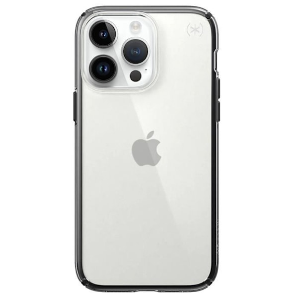 Cover til iPhone 14 Pro Max - SPECK - Presidio Perfect-Clear - 4m faldbeskyttelse - Sort Svart