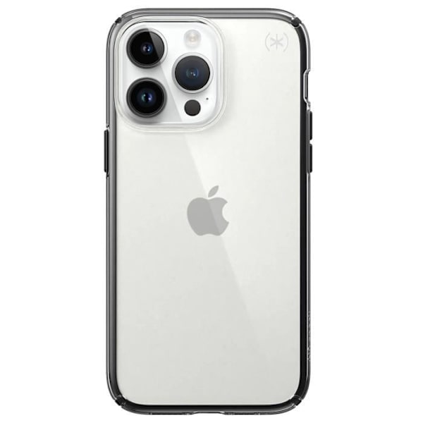 Skal till iPhone 14 Pro Max - SPECK - Presidio Perfect-Clear - 4m fallskydd - Svart Svart