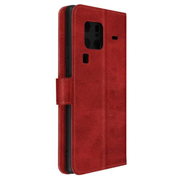 Vivo X80 Pro Plånboksfodral AVIZAR - Röd - Videosupportfunktion Röd