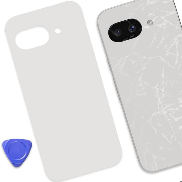 Ersättnings bakstycke för Google Pixel 9A Vit