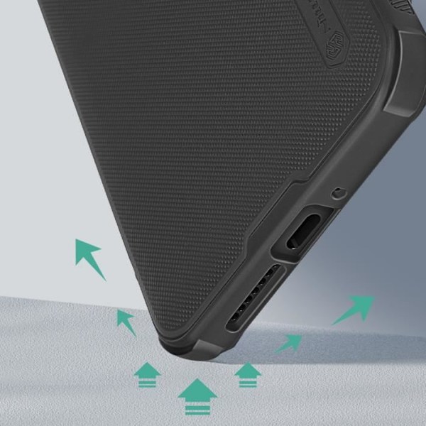 Fodral till Xiaomi 14 Ultra Super Frosted Shield Pro Matte Nillkin Black Svart