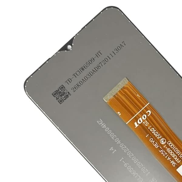LCD-skærm berøringsglas til Samsung Galaxy A04s - Sort Svart