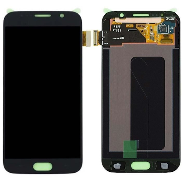 Komplet blok Samsung Galaxy S6 LCD-skærm Touch Glas Kompatibel Sort
