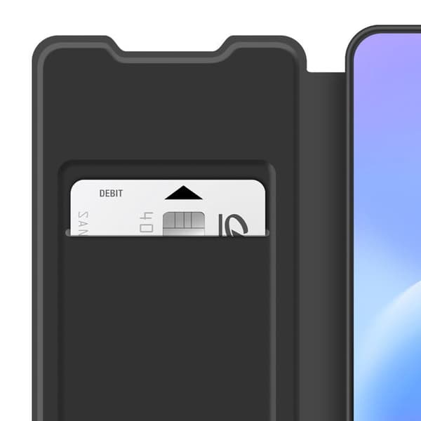 Flip Wallet-etui til Galaxy A57 med kortpladser Samsung Sort Svart