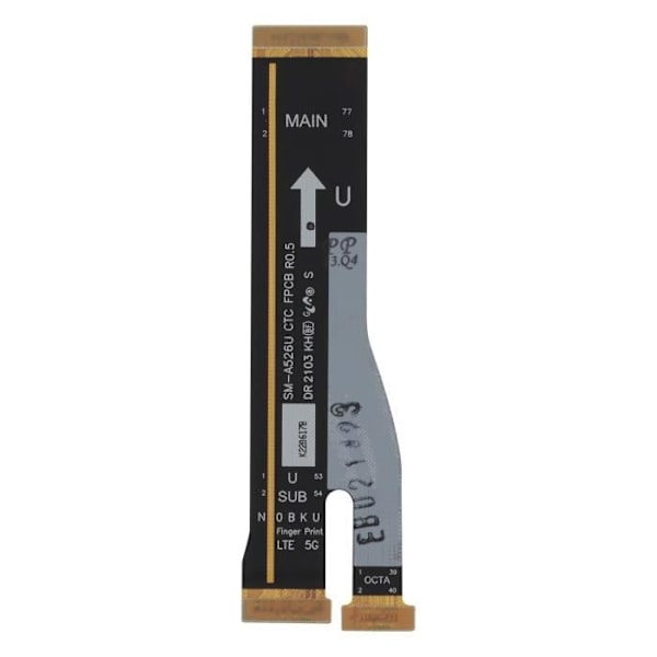 Varaosa emolevyn kaapeli Samsung Galaxy A52s Original Black -puhelimeen