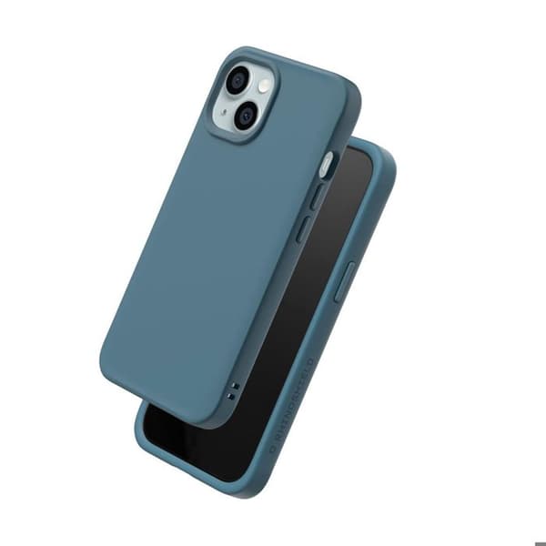 Skal för iPhone 15 Plus RHINOSHIELD Modell SolidX Kompatibel med Trådlös Laddning Blå