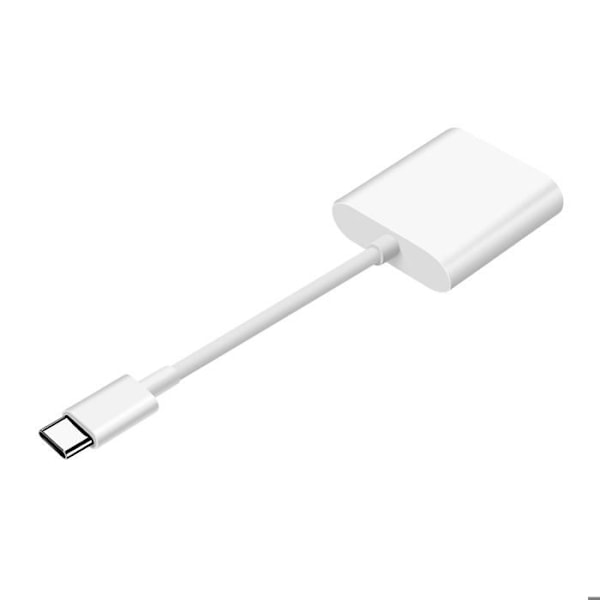 USB-C-sovitin SD-kortinlukijalla - Avizar - Valkoinen