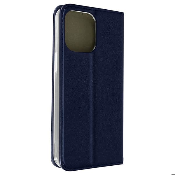 iPhone 14 Pro Cover Korthållare Stödfunktion Magnetisk klaff Midnattsblå Nattblått