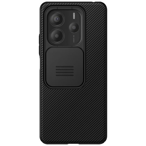 Skydd för Xiaomi Redmi Note 14 5G Stöttålig Kameraskydd Nillkin Svart Svart