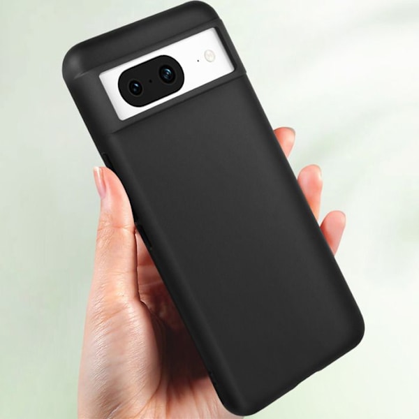 Coque - MAYAXESS - Google Pixel 8 - Silikone - Sort - Anti-ridse og stødabsorberende beskyttelse Svart