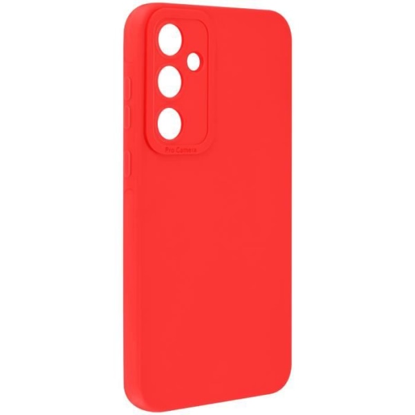 Fodral till Samsung Galaxy A55 5G Silikon Matt Soft Touch Red