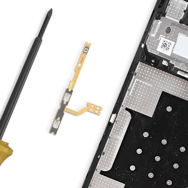 Nappe knap til strøm og volumen til Samsung Galaxy A06 sort Svart