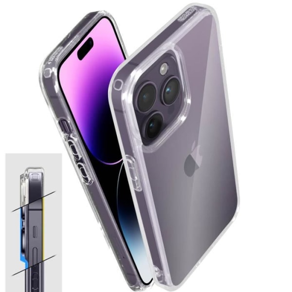Spigen iPhone 14 Pro Max Cover Transparent Contour Shockproof Ultra Hybrid Series Transparent