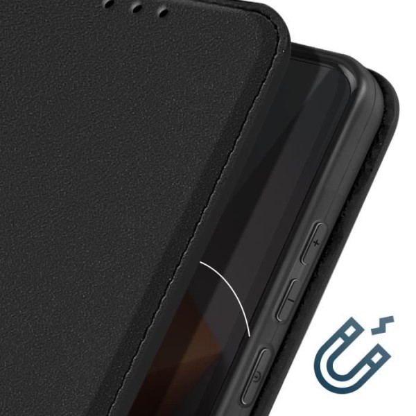 Etui til Xiaomi Redmi Note 13 Pro Plus - AVIZAR - Classic Edition - Halvstivt - Sort - Videostøttefunktion Svart