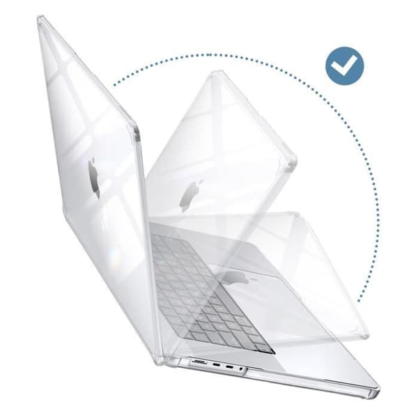 Coque Intégrale - SUPCASE - Unicorn Beetle Clear Case - Antichoc - Transparent - MacBook Pro 14 Transparent
