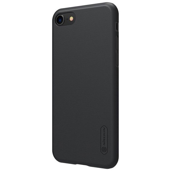 Coque iPhone 7/8/SE 2/SE 2020/SE 3 - Nillkin - Super Frosted Shield - Svart - Hård - Vattentät Svart