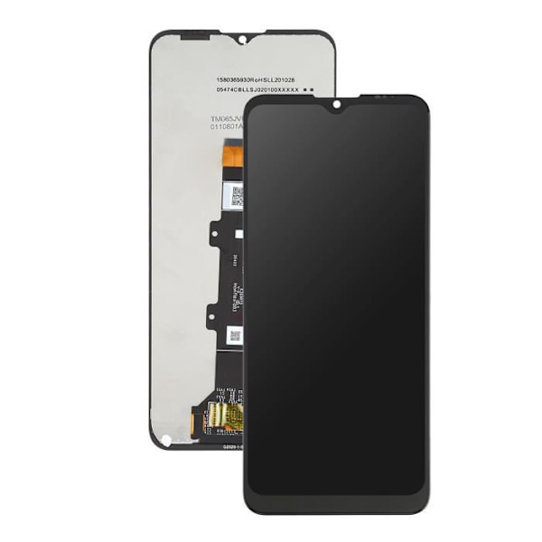 LCD-skärm Touch Glass Kompatibel till Motorola Moto G30 - Svart Svart