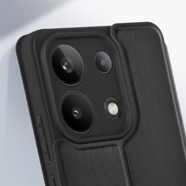 Etui til Xiaomi Redmi Note 13 4G - MYWAY - Flip Card Holder Video Support - Sort Svart