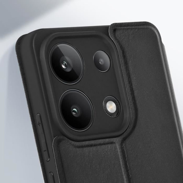 Kotelo Xiaomi Redmi Note 13 4G:lle - MYWAY - Kääntökorttipidikkeen videotuki - musta Svart