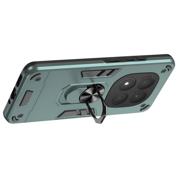 Cover til Redmi Note 15 Pro Plus med Grøn Magnetring Grön