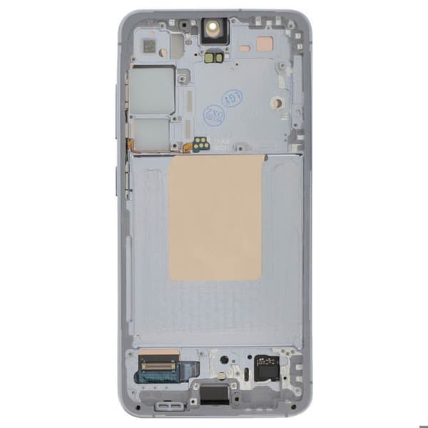 Fuld OLED-skærm - AVIZAR - Galaxy S24 - Sort/Blå - Forassemblet - Integrerede Flex-forbindelser Svart blå