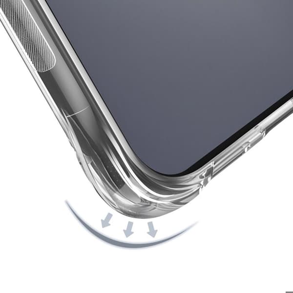 Silicone Cover til Poco X8 Pro Max med Bumperhjørner, Forstærket Stødabsorberende, Transparent Vit
