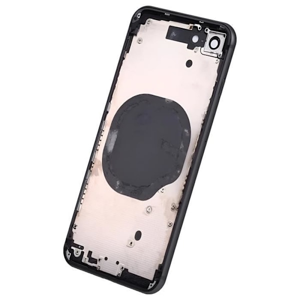 iPhone 8 chassis med mørkegrå erstatningsglas bagpå Grå