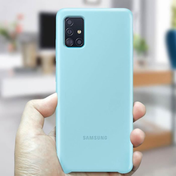 Coque - Samsung - Galaxy A51 - Semi-rigid - Soft Touch - Blå Turkos Turkos