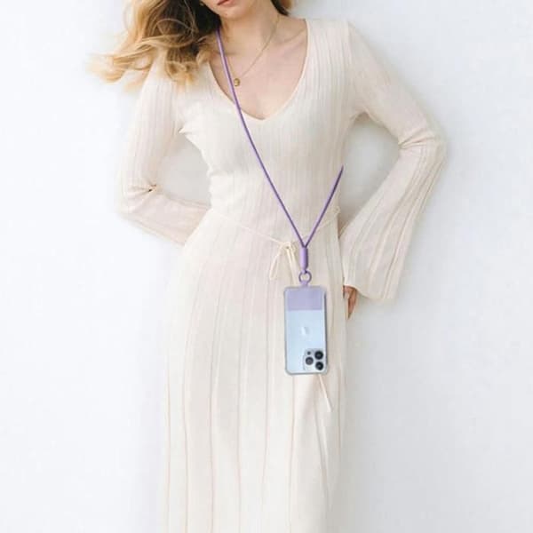 Universell snodd Color Block Lila