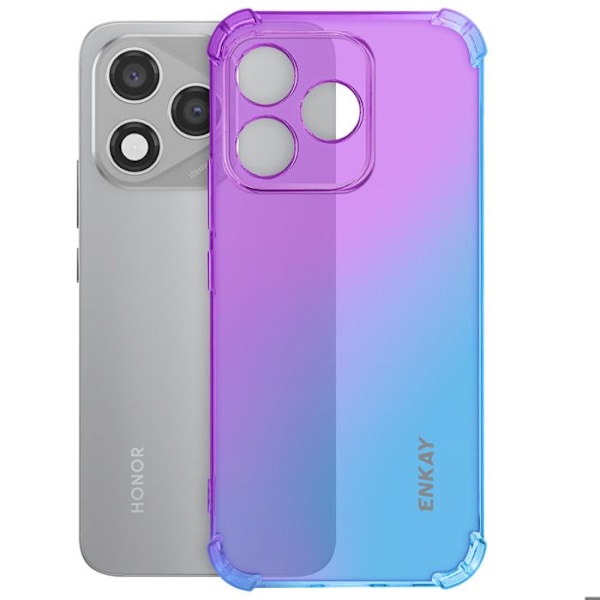 Coque til Honor 400 Lite Blød med Forstærkede Hjørner Gradient Design Enkay Blå