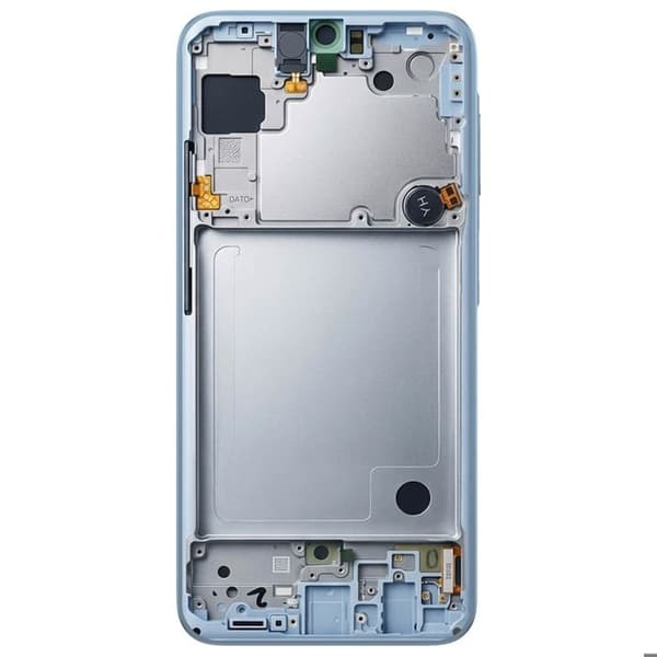 Fuldskærm til Galaxy A17 5G LCD TFT-panel med let monteringsramme lys blå Blå