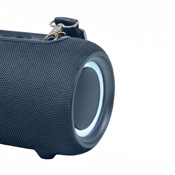 Bluetooth-högtalare 30W IPX5 3600mAh med Ljus Effekter och Rem Muse Blå Blå