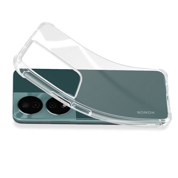 Silikonfodral till Honor 90 Smart - JAYM - Förstärkta hörn - Anti-fall 2m - Tunn och transparent design Transparent