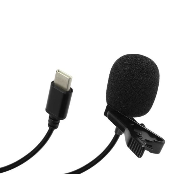 Lavalier Mikrofon USB-C rundstrålande vindruta 1,5 m Puluz