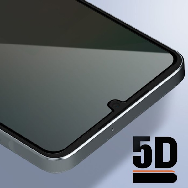 Härdat glas för Samsung Galaxy A06 Hårdhet 9H Full Glue 5D Transparent Transparent