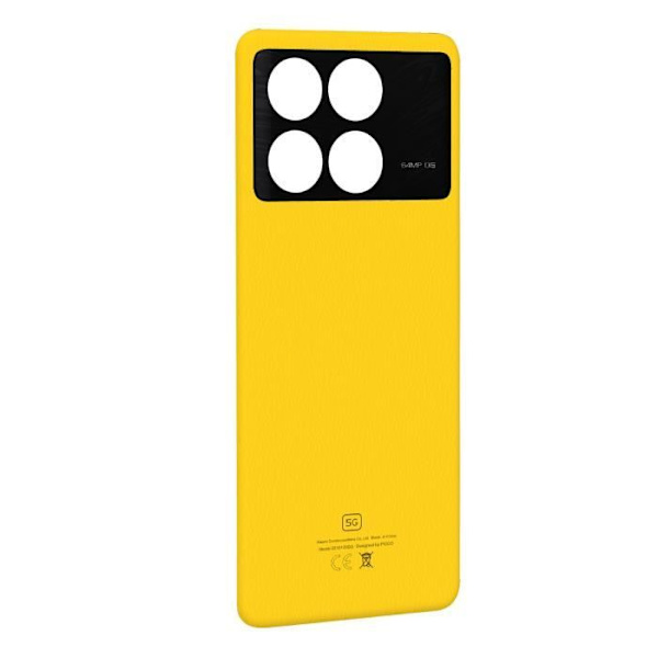Ersättningsbatterilock - AVIZAR - Xiaomi Poco X6 Pro - Gul Gul