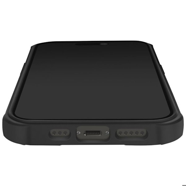 Stødsikker Cover til iPhone 14 Pro Forstærkede Hjørner Mat Anti-fingeraftryk Sort Svart