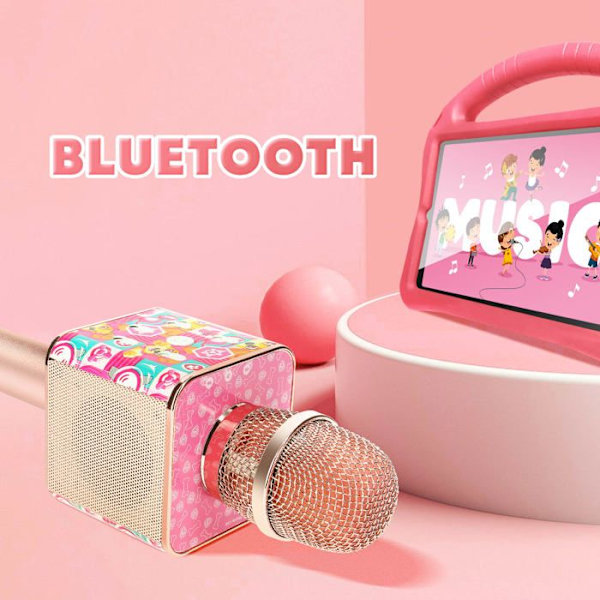 Micro Karaoke trådløs Bluetooth Børn Motif Paw Patrol Stella Forever Rose Champagne Rosa Champagne