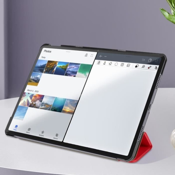 Cover til Huawei MatePad 11.5 Flip Trifold Support Video og Keyboard Rød Röd