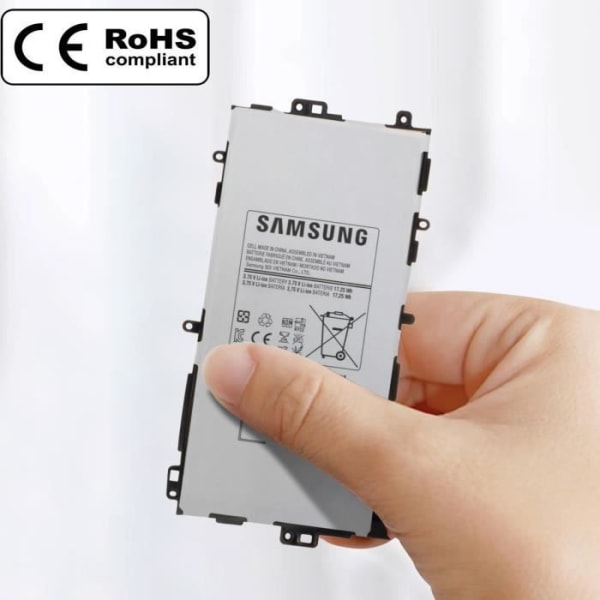 Internt batteri - AVIZAR - Galaxy Note 8.0 - 4600mAh - Lithium Ion - Vit