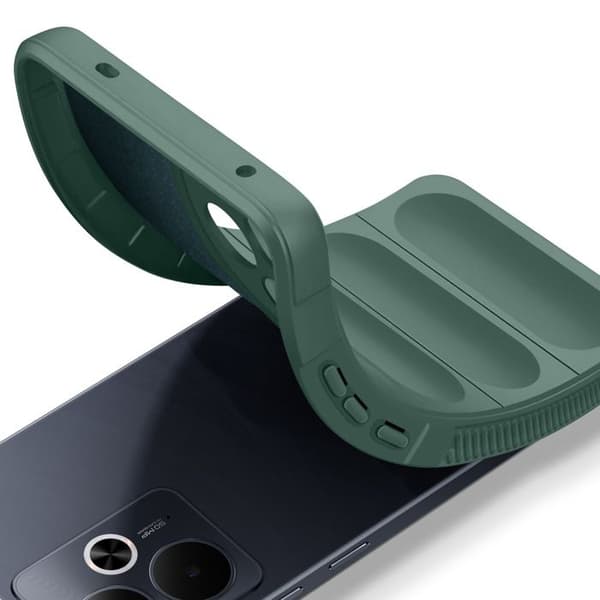 Coque för Realme 14T Stötsäker Silikon Grön Grøn