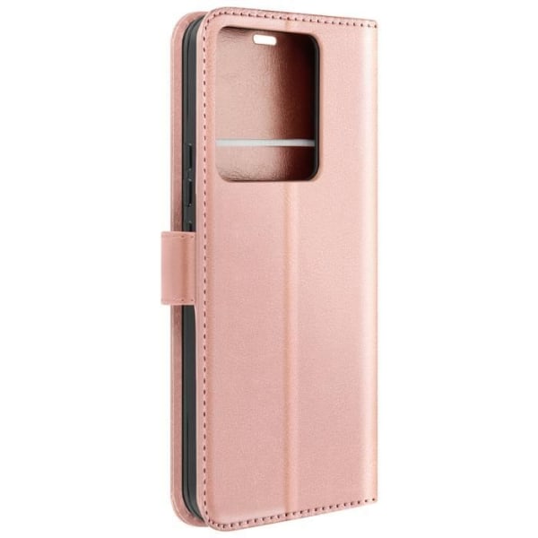 Kotelo Redmi Note 13 Pro 5G:lle - MAYAXESS - Lompakkoteline ja rannehihna - Vaaleanpunainen - Puolijäykkä Rosa