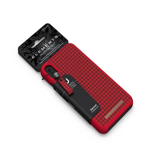 Nordic Elements Saeson Idun - Cover til iPhone Xs Max (Rød)