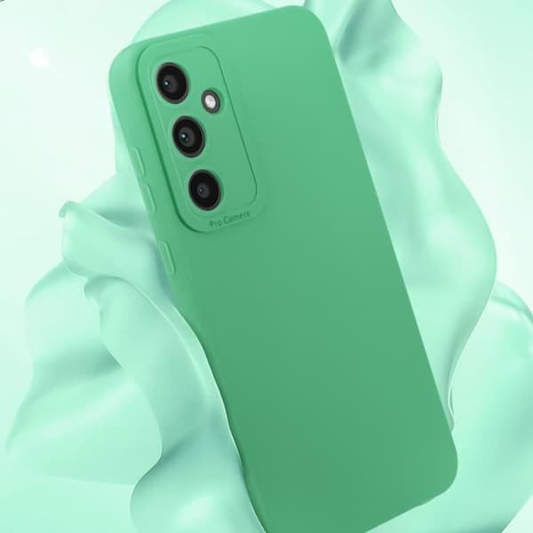 Etui til Samsung Galaxy A34 5G Silikone Mat Soft Touch Green Grön