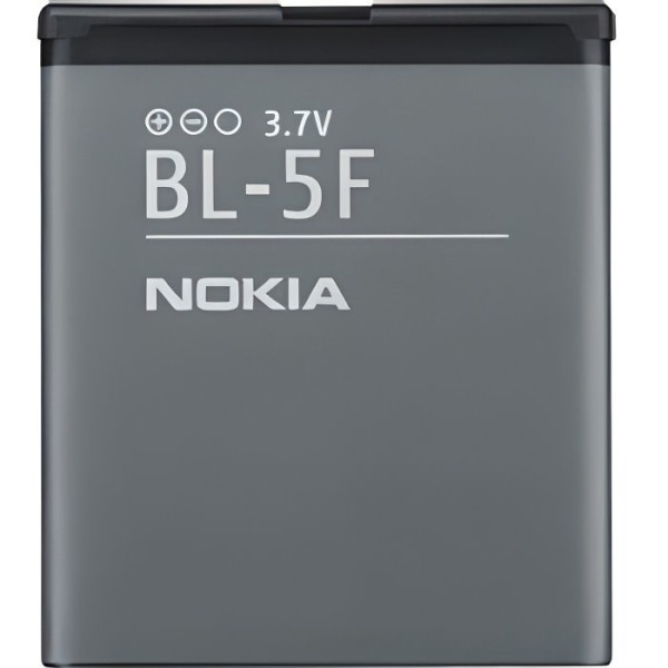 Batteri - NOKIA - BL-5F - 950 mAh - Sort - Nikkelhydride/lithiumion Svart