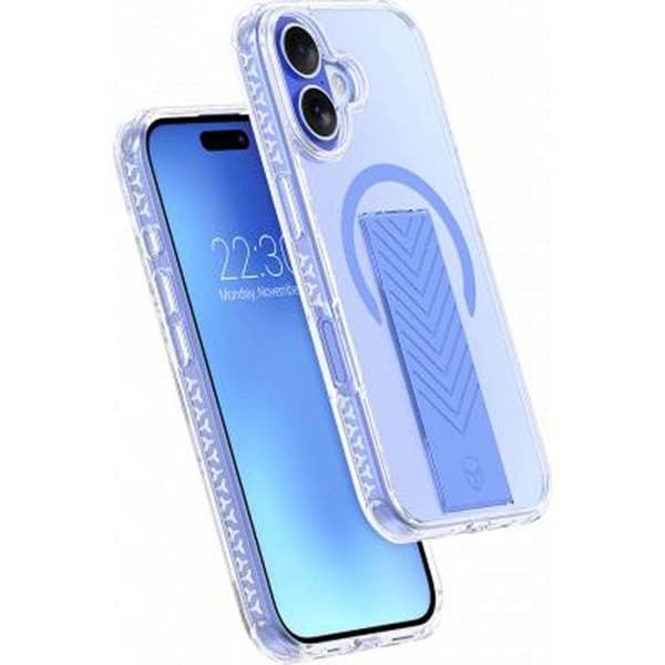Förstärkt skal - FORCE CASE - iPhone 16 - MagSafe - Ultra-Förstärkt - 3 m fall Blå