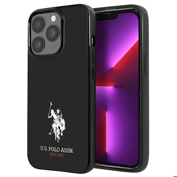 Cover til iPhone 13 Pro med hævede kanter - Sort