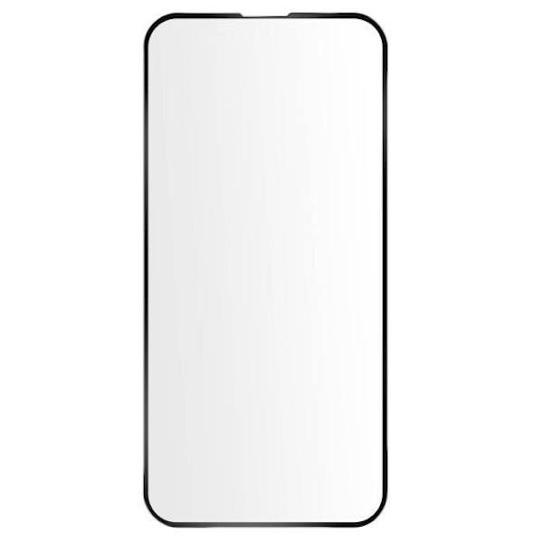 Beskyttelsesfilm - AKASHI - iPhone 13 Pro Max - 9H hærdet glas - 2.5D skrå kanter - Anti-fingeraftryk Svart vit