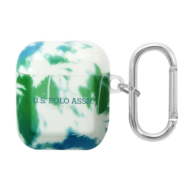 Coque AirPods 1 / 2 - U.S Polo - Beskyttelse til ladetasken - Grøn