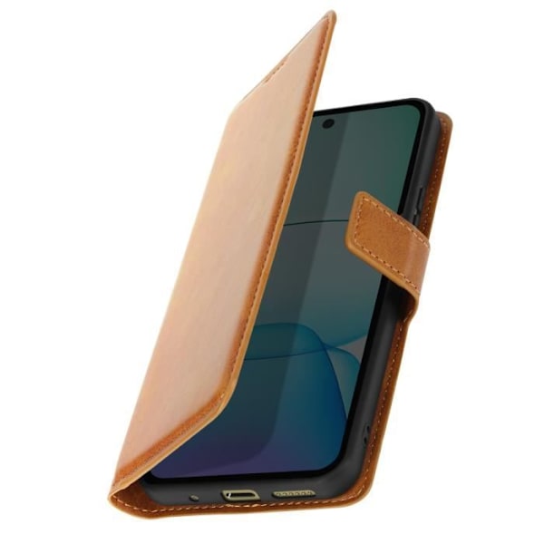 Xiaomi Redmi 13 Lompakko, Tuki Videolle, Vaalea Ruskea kastanj